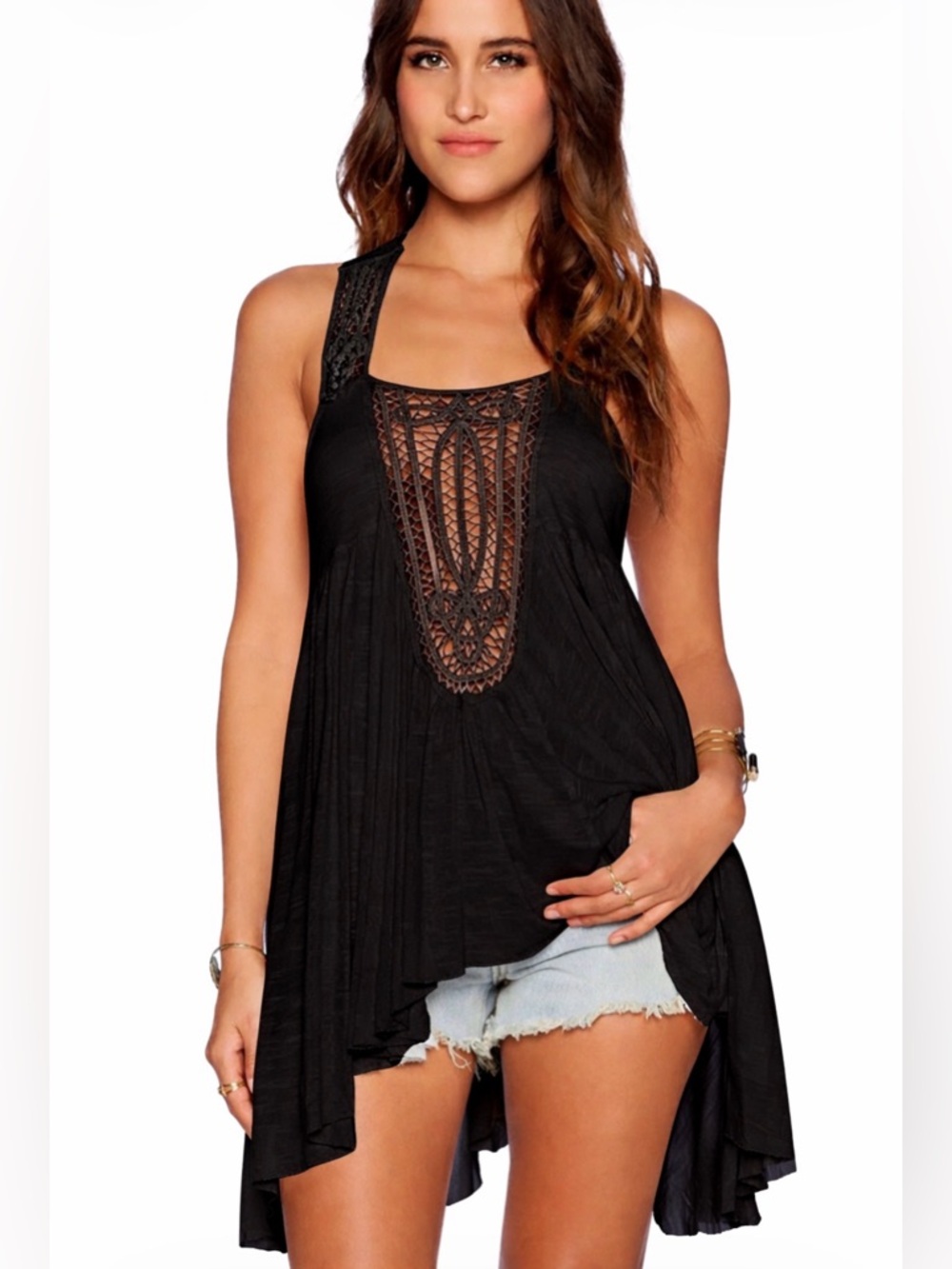 Free People New World Horizons Tank NWT Vintage FP Sz XS